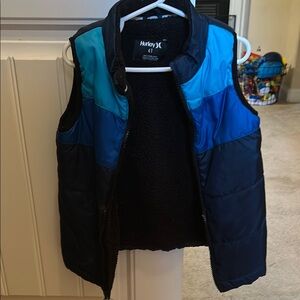 Boys Hurley Blue Striped Vest